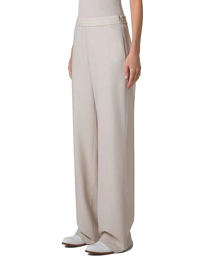 Filibert Stretch Straight-Leg Pants
