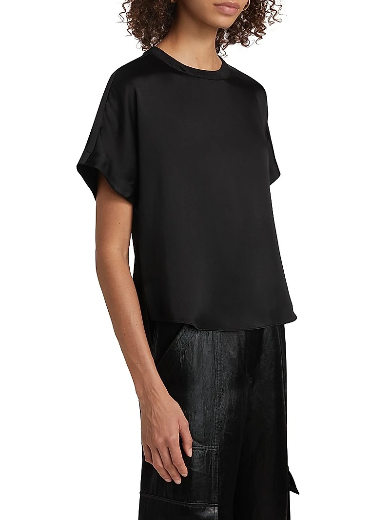 Addy Knit-Back T-Shirt