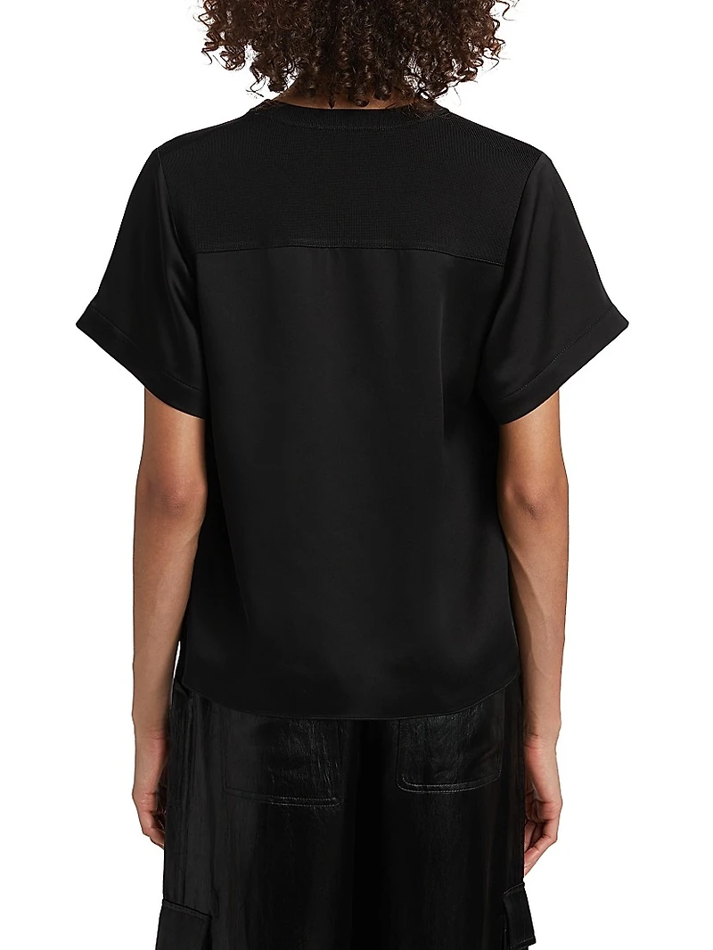 Addy Knit-Back T-Shirt