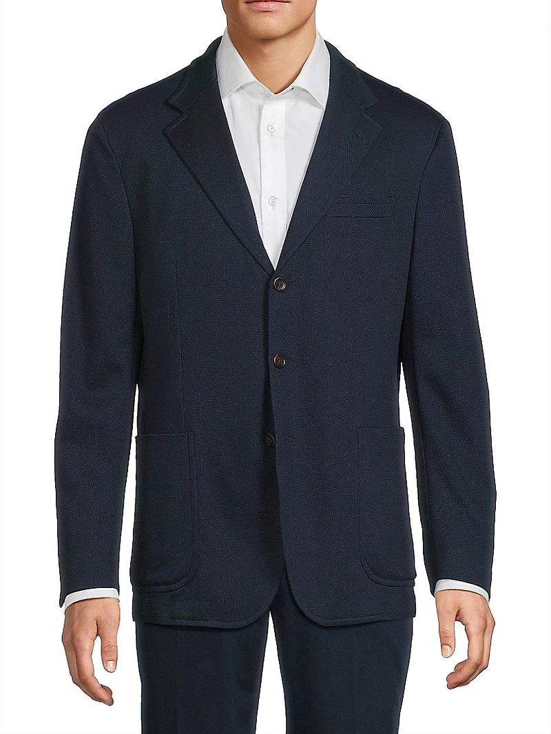 Polo Soft Knit Single-Breasted Sport Coat