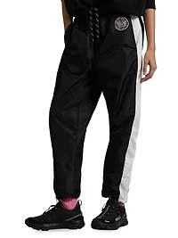 Unisex Pink Pony Nylon Athletic Warm-Up Pants