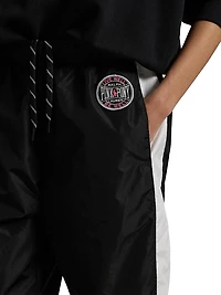 Unisex Pink Pony Nylon Athletic Warm-Up Pants