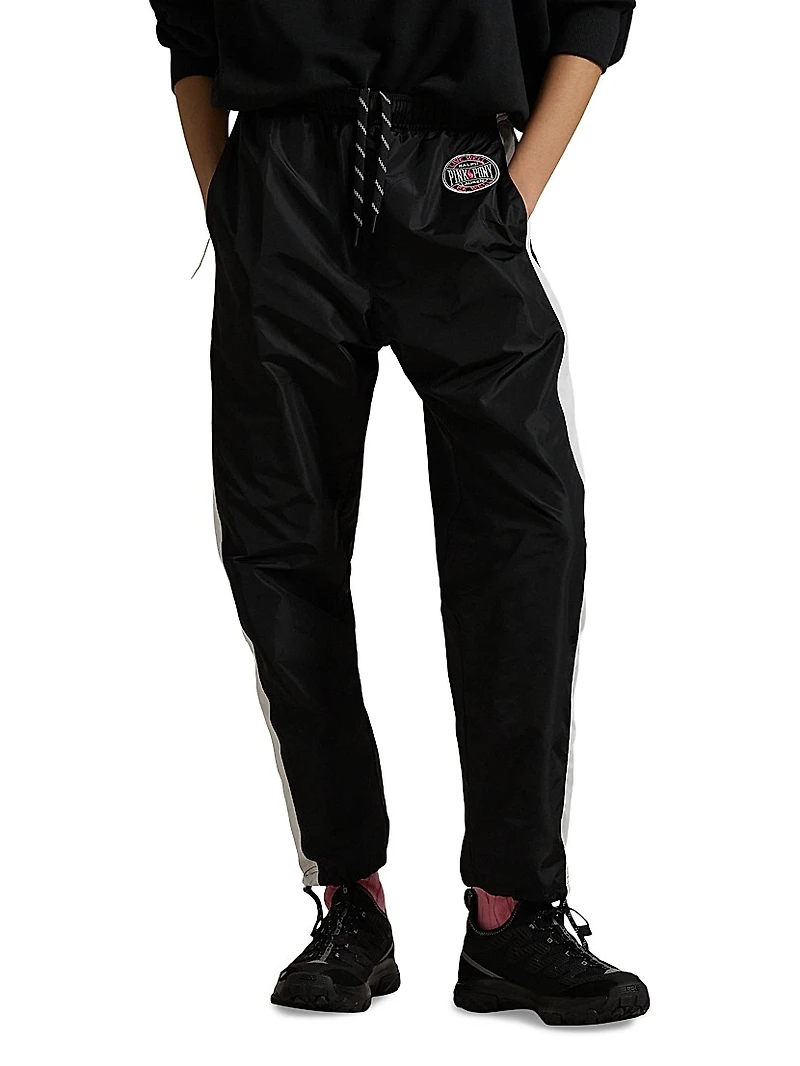 Unisex Pink Pony Nylon Athletic Warm-Up Pants