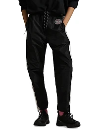 Unisex Pink Pony Nylon Athletic Warm-Up Pants