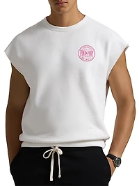 Unisex Pink Pony Sleeveless Fleece Sweatshirt