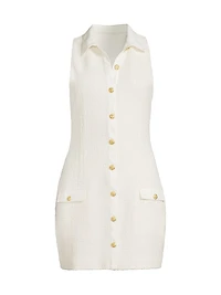 Eleanor Tweed Sleeveless Minidress