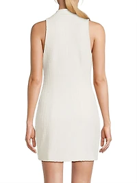 Eleanor Tweed Sleeveless Minidress
