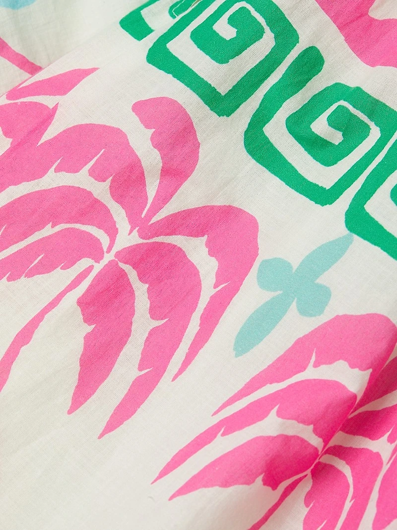 Cami Palm Tree Sleeveless Maxi Dress