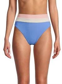 Heidi Colorblocked Bikini Bottom