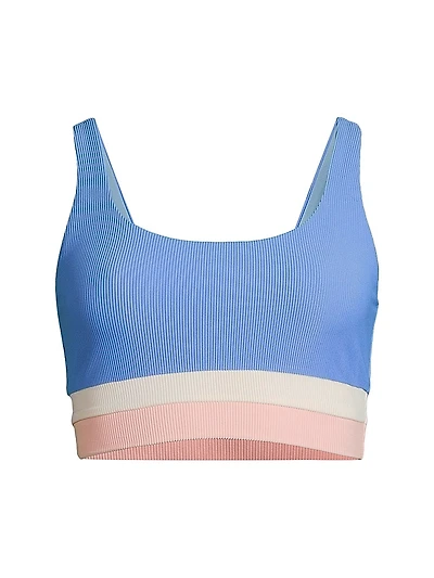 Mackenzie Colorblocked Bikini Top
