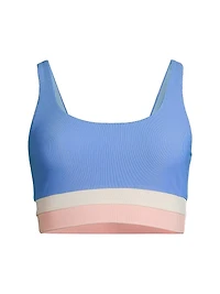 Mackenzie Colorblocked Bikini Top