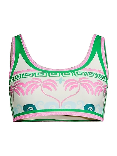Francis Palm Tree Tankini Top