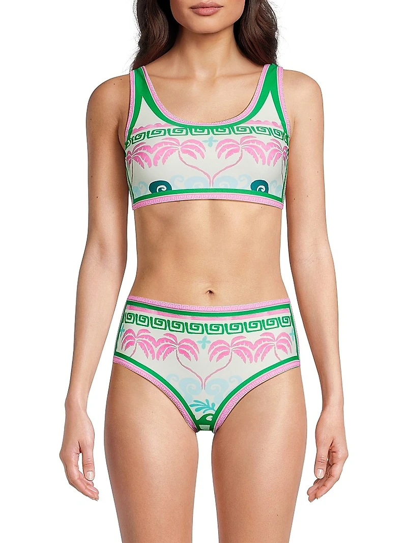 Francis Palm Tree Tankini Top