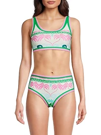 Francis Palm Tree Tankini Top