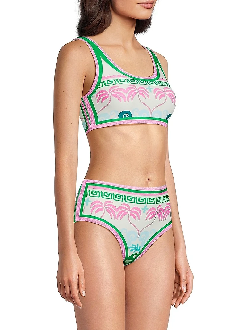 Francis Palm Tree Tankini Top