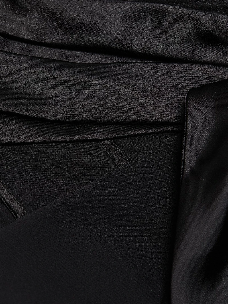 Angely Crepe Strapless Gown