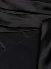 Angely Crepe Strapless Gown