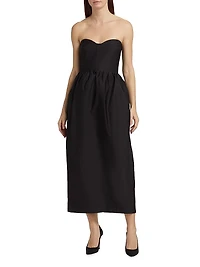 Denise Strapless Midi-Dress