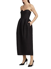 Denise Strapless Midi-Dress
