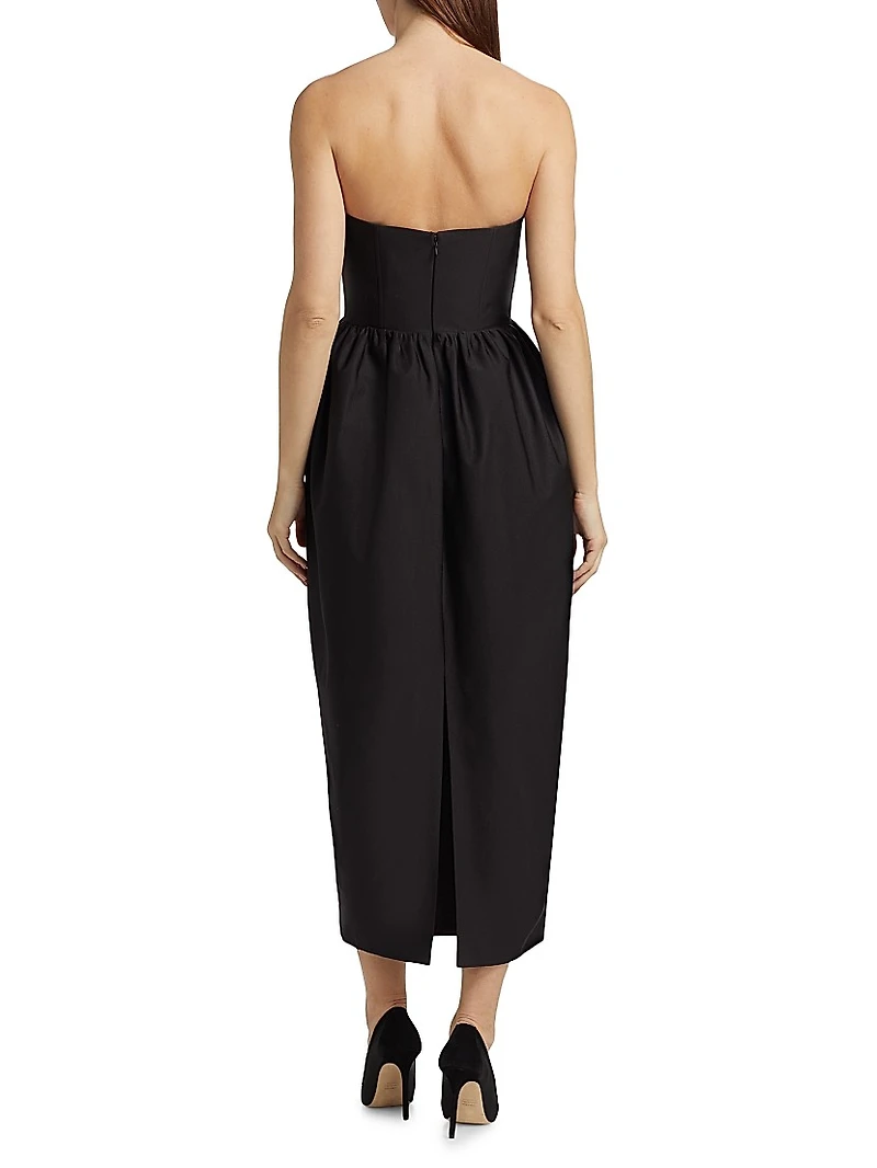 Denise Strapless Midi-Dress