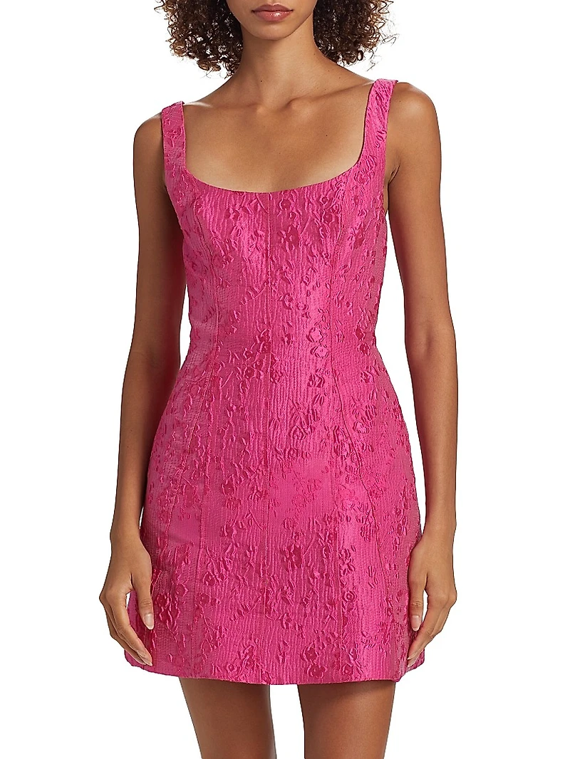 Annette Jacquard Minidress