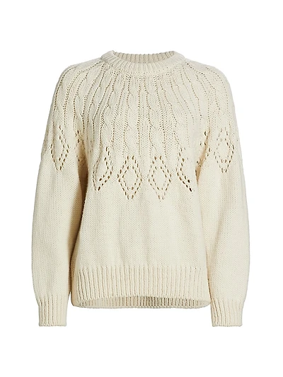 Montie Merino Wool Crewneck Sweater