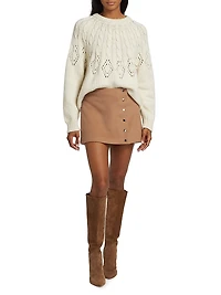 Montie Merino Wool Crewneck Sweater