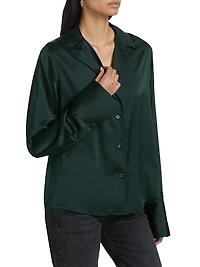 Kass Stretch-Silk Shirt
