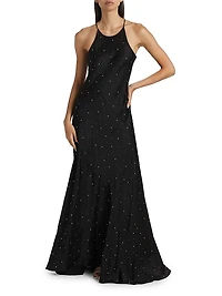 Sybil Embellished Sleeveless Maxi Dress
