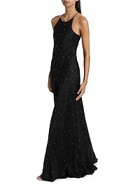 Sybil Embellished Sleeveless Maxi Dress