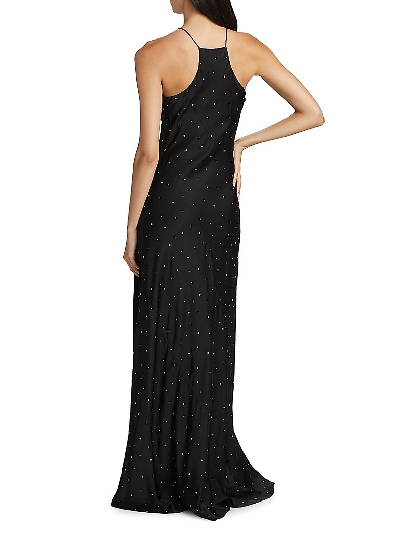 Sybil Embellished Sleeveless Maxi Dress