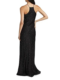 Sybil Embellished Sleeveless Maxi Dress