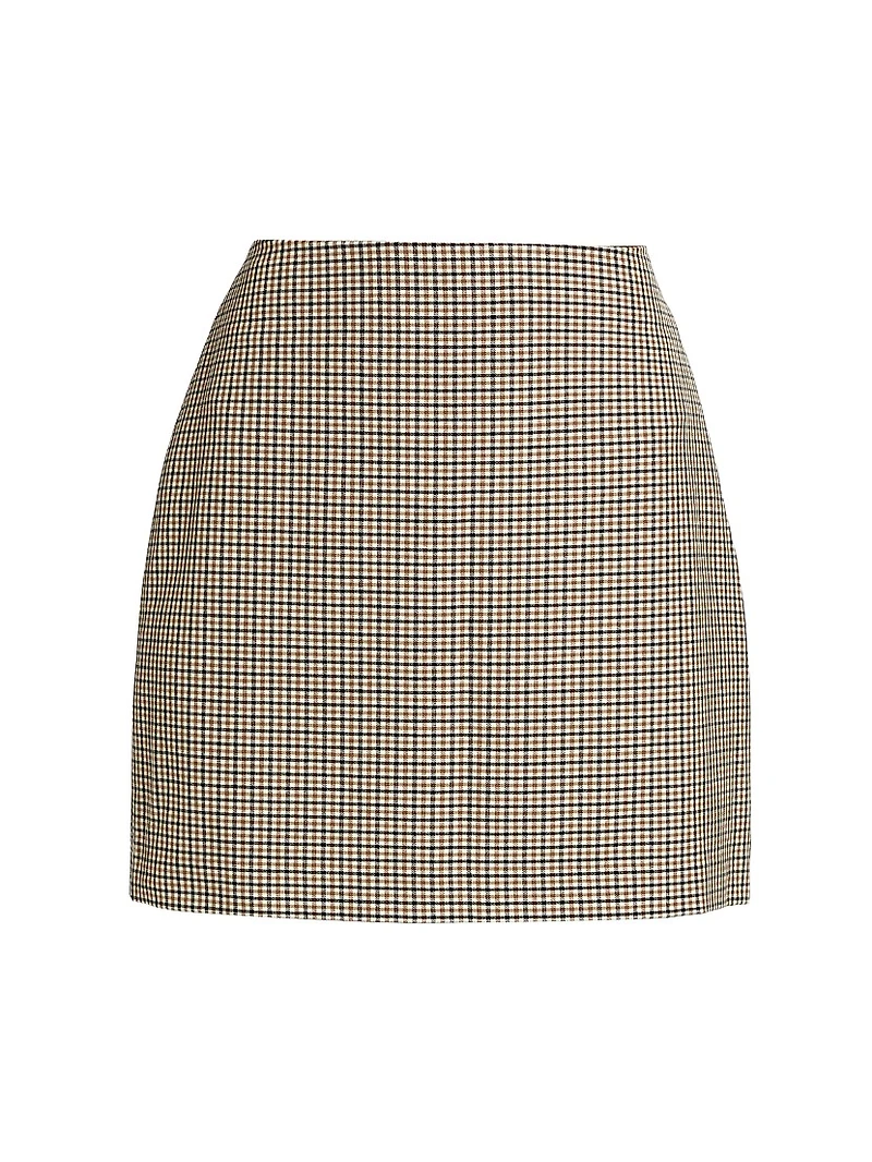 Maris Plaid Miniskirt
