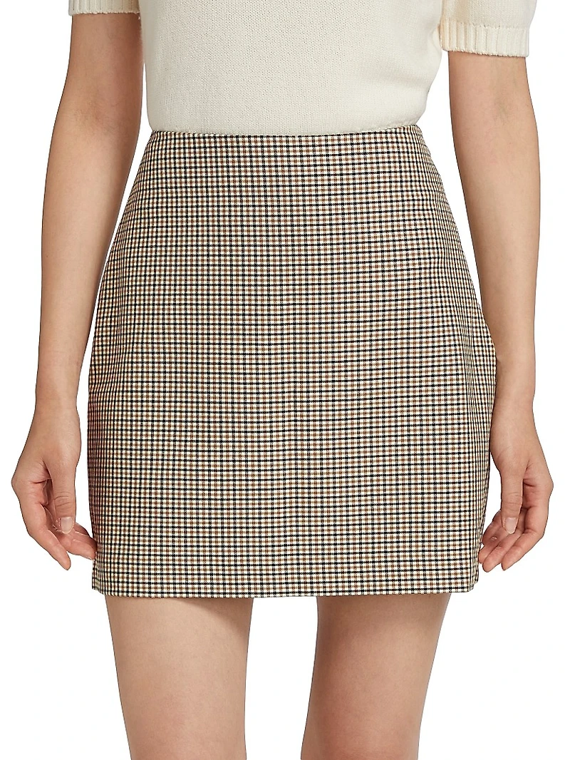 Maris Plaid Miniskirt