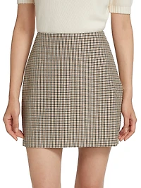 Maris Plaid Miniskirt