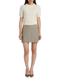 Maris Plaid Miniskirt