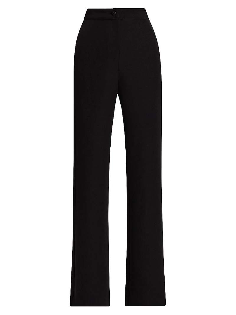 Valentina Striped Wide-Leg Pants