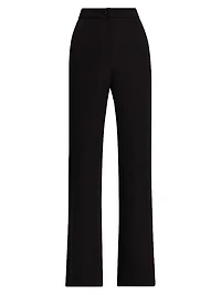 Valentina Striped Wide-Leg Pants