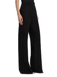 Valentina Striped Wide-Leg Pants