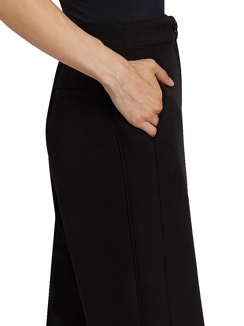 Valentina Striped Wide-Leg Pants