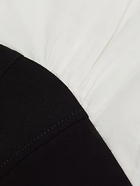 Jasmine Cotton-Blend Short-Sleeve Midi-Dress