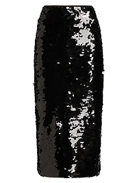 Leilani Sequined Midi-Skirt