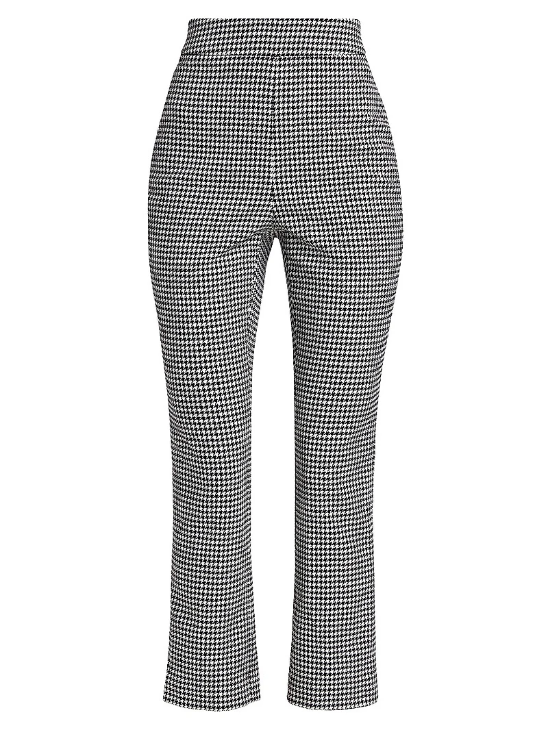 Claire Houndstooth Crop Pants