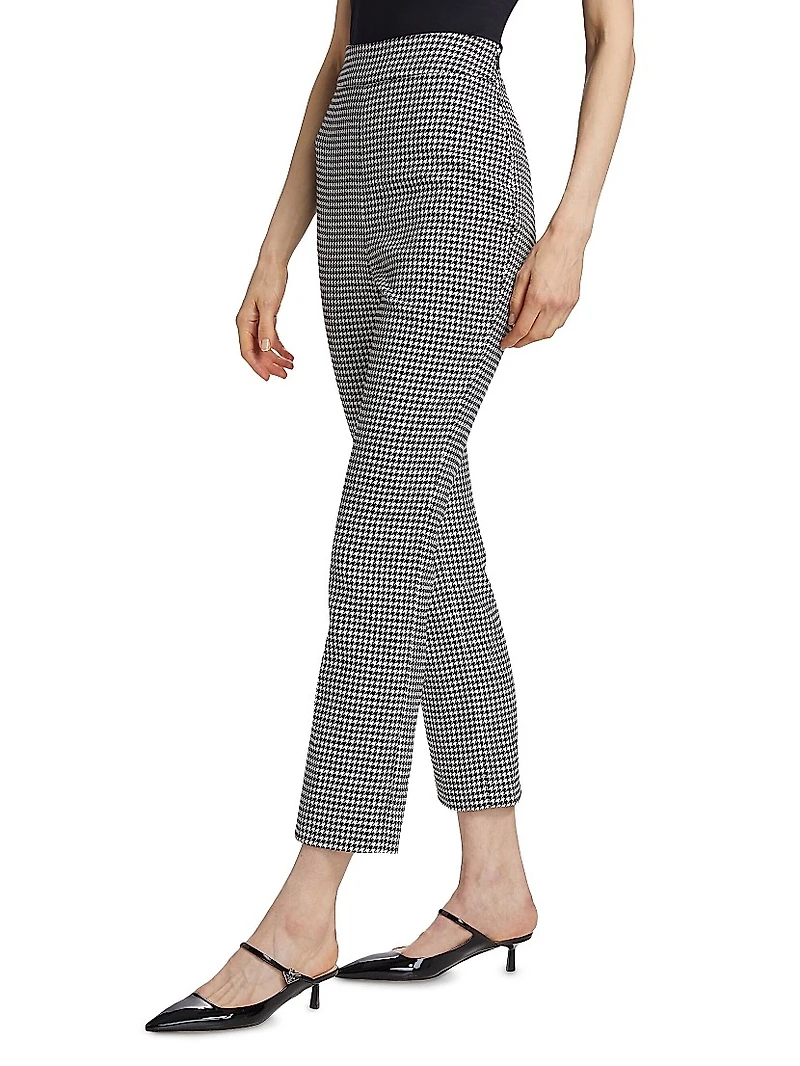 Claire Houndstooth Crop Pants