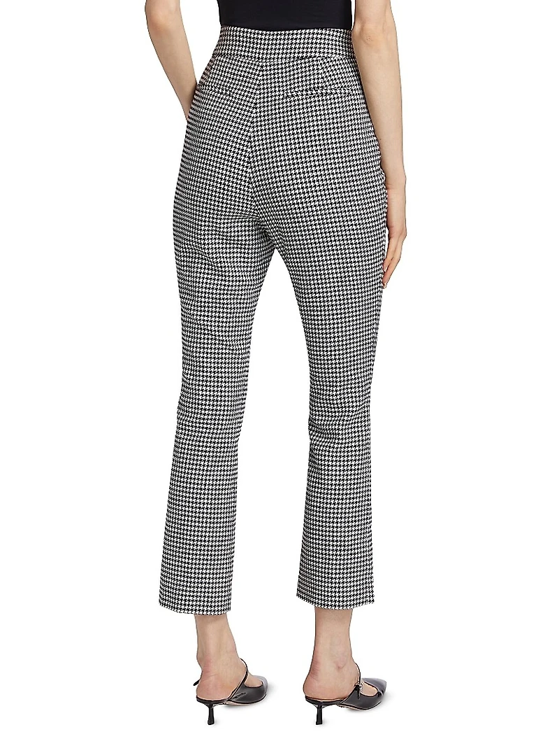 Claire Houndstooth Crop Pants