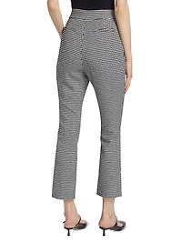 Claire Houndstooth Crop Pants