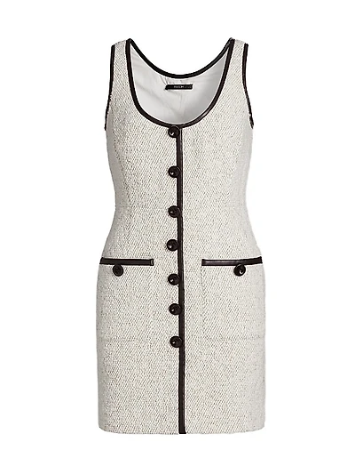 Zola Tweed Sleeveless Minidress