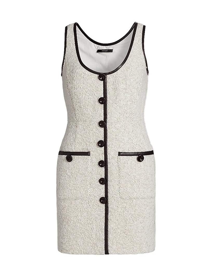 Zola Tweed Sleeveless Minidress
