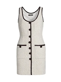 Zola Tweed Sleeveless Minidress