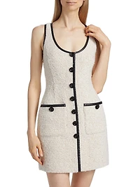 Zola Tweed Sleeveless Minidress